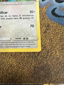 Pokemon SPANISH Gumshoos SM97 SM Ultra Prism Prerelease Promo Holofoil LP - Image 4