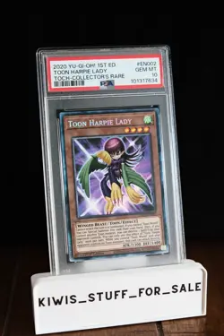 PSA 10 Toon Harpie Lady (Collector Rare) TOCH-EN002 Toon Chaos - Image 1