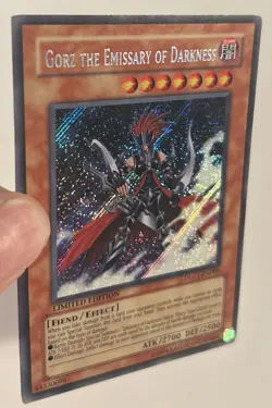 YuGiOh! - Gorz the Emissary of Darkness DLG1-EN000 Limited Edition Secret Rare - Image 1