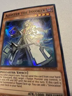 Yu-Gi-Oh! Aleister the Invoker FUEN-EN026 1st Ed Super Rare LP/MP (see photos) - Image 3