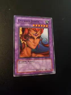 YuGiOh Empress Judge MRD-E046 Unlimited Edition Near Mint European Edition - Image 1