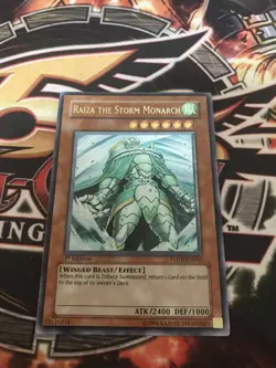 yugioh- Raiza The Storm Monarch 1st FOTB Ultimate Rare Light Play - Image 2
