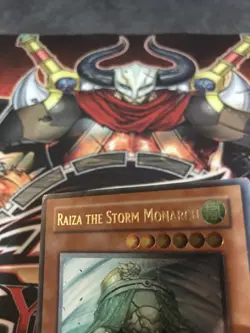 yugioh- Raiza The Storm Monarch 1st FOTB Ultimate Rare Light Play - Image 3