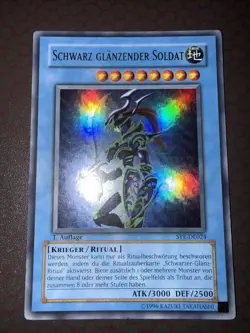 Yu-Gi-Oh! Black Luster Soldier (German) -SYE-DE024- Ultra Rare- 1st Edition LP! - Image 1