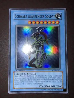 Yu-Gi-Oh! Black Luster Soldier (German) -SYE-DE024- Ultra Rare- 1st Edition LP! - Image 2