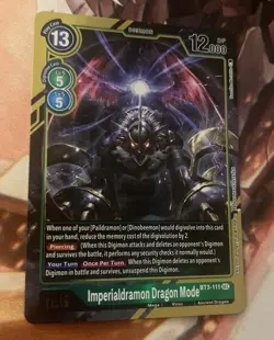Imperialdramon Dragon Mode BT3-111 ALT ART Digimon Card Game NM - Image 1