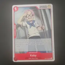 Bandai One Piece Card Game Koby OP15-009 Character Cards x4 English - Image 2