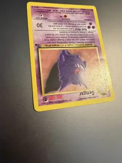 Pokemon TCG Fossil Gengar Non-Holo Rare Card 20/62 LP/MP - Image 2
