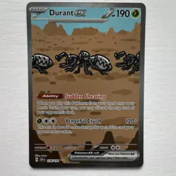 Pokemon Durant ex 236/191 Sv08 Surging Sparks 190 HP Illustration Rare Holo Card - Image 1