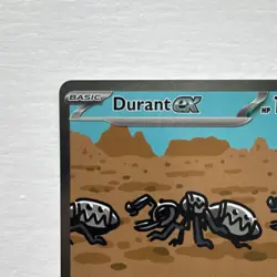 Pokemon Durant ex 236/191 Sv08 Surging Sparks 190 HP Illustration Rare Holo Card - Image 2