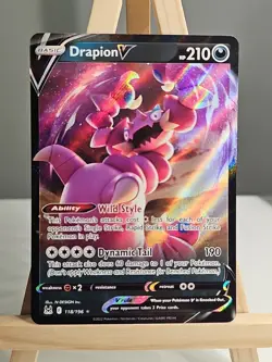 Pokemon TCG Lost Origin Drapion v Card 118/196 Pokemon - Image 1