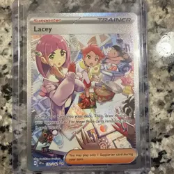 Pokemon TCG Stellar Crown Lacey Special Illustration Rare Holo Card 172/142 - Image 3