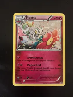 Pokemon XY Black Star Promo Floette Holo Card XY139 2016 - Image 1