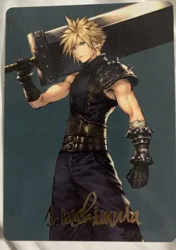 Cloud, Ex-SOLDIER Art Card (Gold-Stamped Signature) Art Series: Final Fantasy... - Image 1