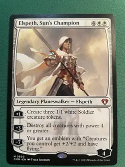 2023 - MTG Magic the Gathering -Elspeth, Sun's Champion ** Commander Masters ** - Image 1