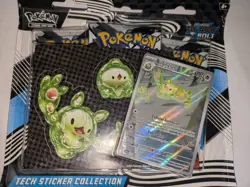 Pokemon TCG Scarlet Violet Black Bolt Tech Sticker Collection 3-Pack Blister 🔥 - Image 1