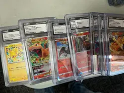 Lot of (12) Pokemon Pikachu + Charizard Only CGC - Image 1