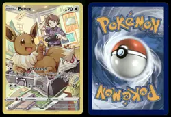 Eevee TG11/TG30 Brilliant Stars Trainer Gallery BRS Holo Pokemon LP - Image 3
