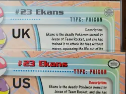 MP! UK Print 🇬🇧 HOLO Foil #52 Meowth Topps Pokemon Series 1 TV Blue Logo - Image 3