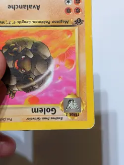 Golem 36/62 1st Edition Fossil Pokemon 1999 WOTC - LP - Image 3