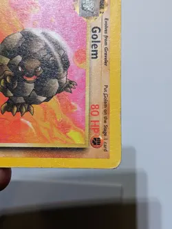 Golem 36/62 1st Edition Fossil Pokemon 1999 WOTC - LP - Image 4