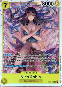 Nico Robin (055) SR Extra Booster: One Piece Heroines Edition EB03-055 - Image 1