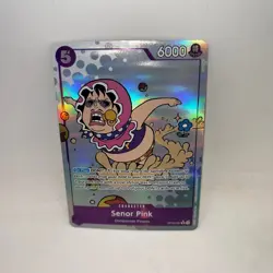 Senor Pink (Parallel) OP10-067 Rare Royal Blood One Piece Foil Near Mint - Image 1
