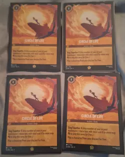 Disney Lorcana Fabled - Circle of Life #26/204 Legendary Regular Non Foil (3) - Image 1
