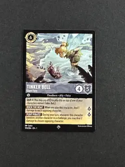 Tinker Bell Giant Fairy - Disney Lorcana: First Chapter Super Rare 193/204 - Image 1