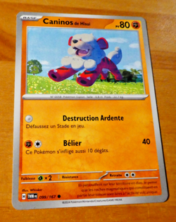POKEMON MASCARADE CREPUSCULAIRE CARD CARTE 099/167 FR TWM MINT - Image 1