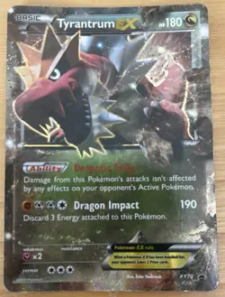 Tyrantrum EX Pokemon Card XY70 Holo Rare Promo - Image 1