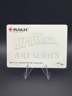 Black Cat, Cunning Thief MTG Card Art Series: Marvel's Spider-Man Gold Signature - Image 2