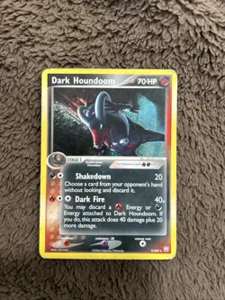 Dark Houndoom 5/109 Holo Rare EX Team Rocket Returns 2004 Pokemon Card Ungraded - Image 1