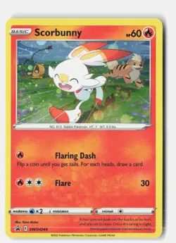 Scorbunny - (Cosmos Holo) Holofoil SWSH: Sword & Shield Promo Cards SWSH244 NM - Image 1