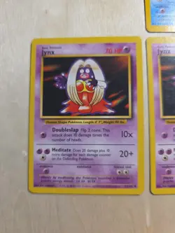 Jynx Pokemon Card Lot of 4 - Vintage Base Set & Neo Revelation Uncommon - Image 4