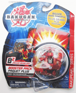 Bakugan WARIUS Red Pyrus Battle Brawlers NEW SEALED Pop-Open Figure 2010 +cards - Image 1