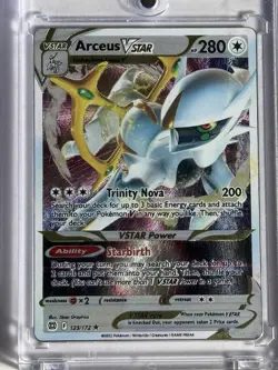 Arceus VSTAR (Metal Card) - 123/172 - Sword & Shield Promo Cards - Image 1