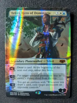 1x Teferi, Hero of Dominaria NM Foil - Guilds of Ravnica Mythic Edition x1 - Image 1