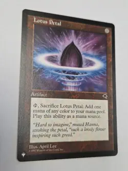 Lotus Petal The List (Tempest) Mtg Magic NM - Image 2