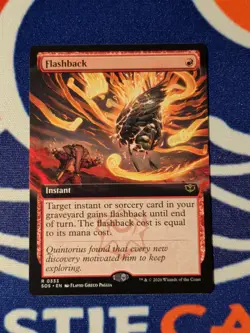 FLASHBACK (EXTENDED ART) Secrets Of Strixhaven SOS Magic MTG - Image 1