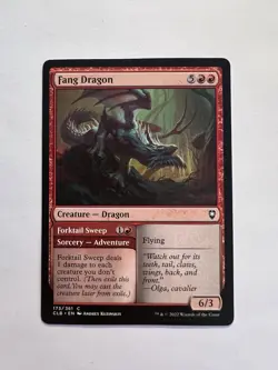 Fang Dragon / Forktail Sweep - MTG CLB - NM - Image 1