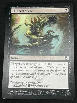 Magic the Gathering MTG Tainted Strike Black Scars of Mirrodin Common - Image 1