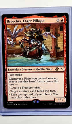2024 MTG Magic the Gathering SLD Secret Lair #1551 Breeches Eager Pillager - Image 1