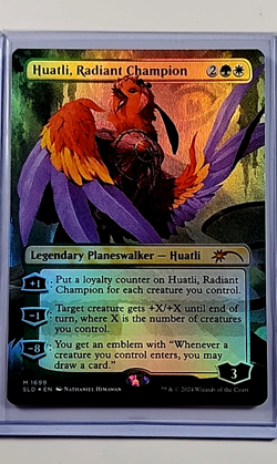 2024 MTG Magic the Gathering Secret Lair Drop Foil #1699 Huatli Radiant Champion - Image 1