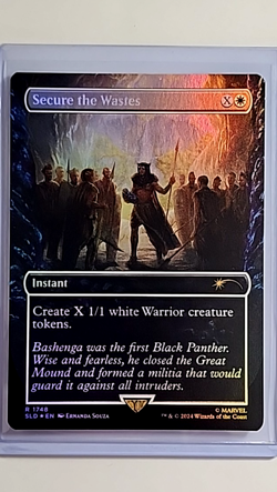 2024 MTG Magic the Gathering Secret Lair Foil Marvel #1748 Secure the Wastes - Image 1