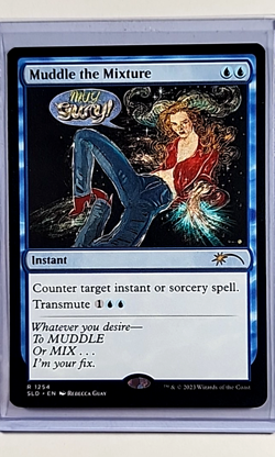 2023 MTG Magic the Gathering Secret Lair Drop SLD #1254 Muddle the Mixture Rare - Image 1