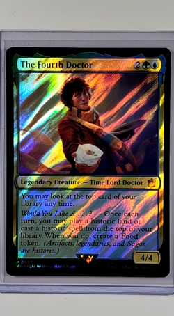 MTG Magic the Gathering Dr Doctor Who Commander Surge Foil The Fourth Doctor 4th - Image 1