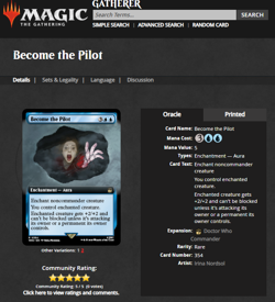 MTG Magic the Gathering Dr Who Doctor Who Surge Foil Borderless Become the Pilot - Image 3
