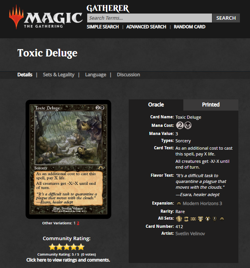 2024 MTG Magic the Gathering MH3 Moder Horizons 3 Retro #412 Toxic Deluge CGC 10 - Image 4