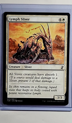 2020 MTG Magic the Gathering TSR Time Spiral Remastered #25 Lymph Sliver - Image 1